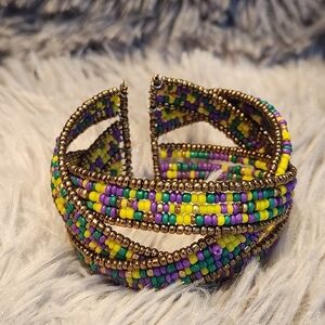 Colorful Beaded Braided Bracelet
